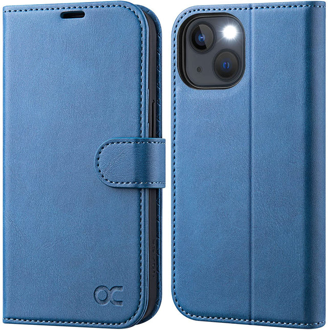 Redpepper iPhone 13 Cover Portafoglio Pelle Carte RFID Stand