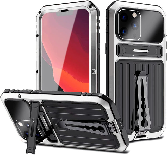Redpepper iPhone 14 cover alluminio antiurto con cavalletto