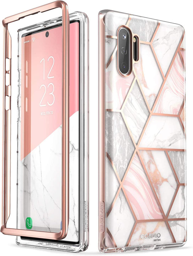 Redpepper Galaxy Note 10 Plus Cover Marmo S-Pen TPU+PC