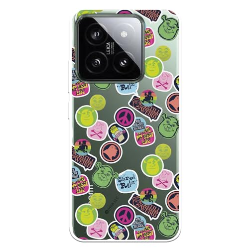 La Casa de las Carcasas Shrek custodia Xiaomi 14 trasparente silicone