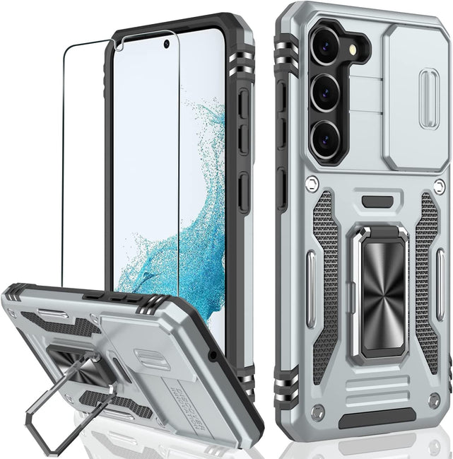 Redpepper Galaxy Cases Galaxy S23 Plus custodia anello blu antiurto