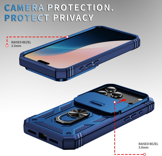 Redpepper iPhone 17 Pro Max custodia metallo con cavalletto