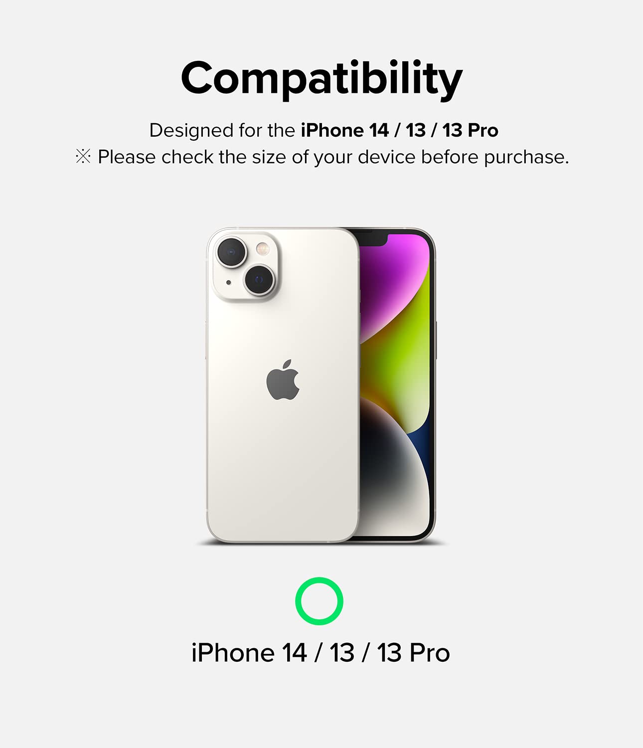 Ringke Camera Full Cover Glass Pellicola iPhone 14 Vetro 9H