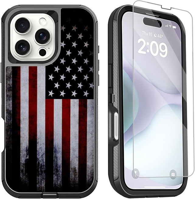 Redpepper iPhone 16 Pro Max Cover Bandiera Rossa Silicone