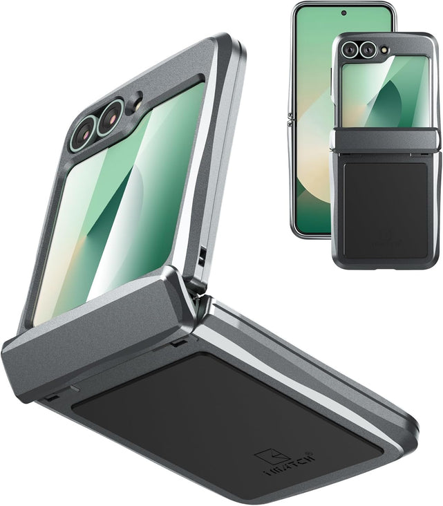 Redpepper Z Flip 6 cover alluminio verde heavy duty