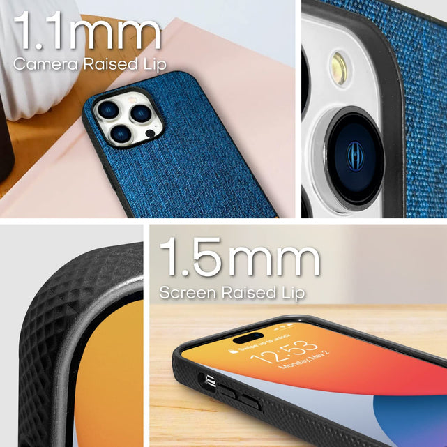 Redpepper iPhone 14 Custodia Magnetica Pelle Sottile Nera