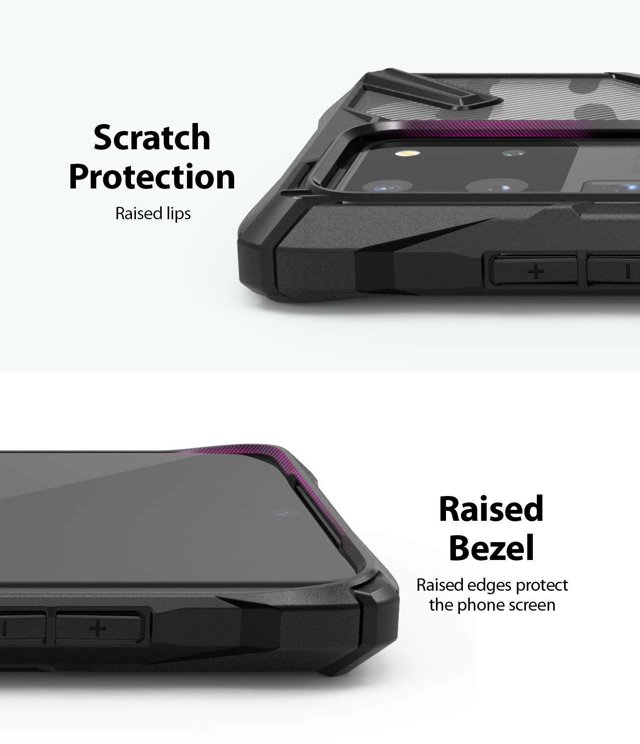 Ringke Fusion-X S20 Ultra cover Camo Black antiurto