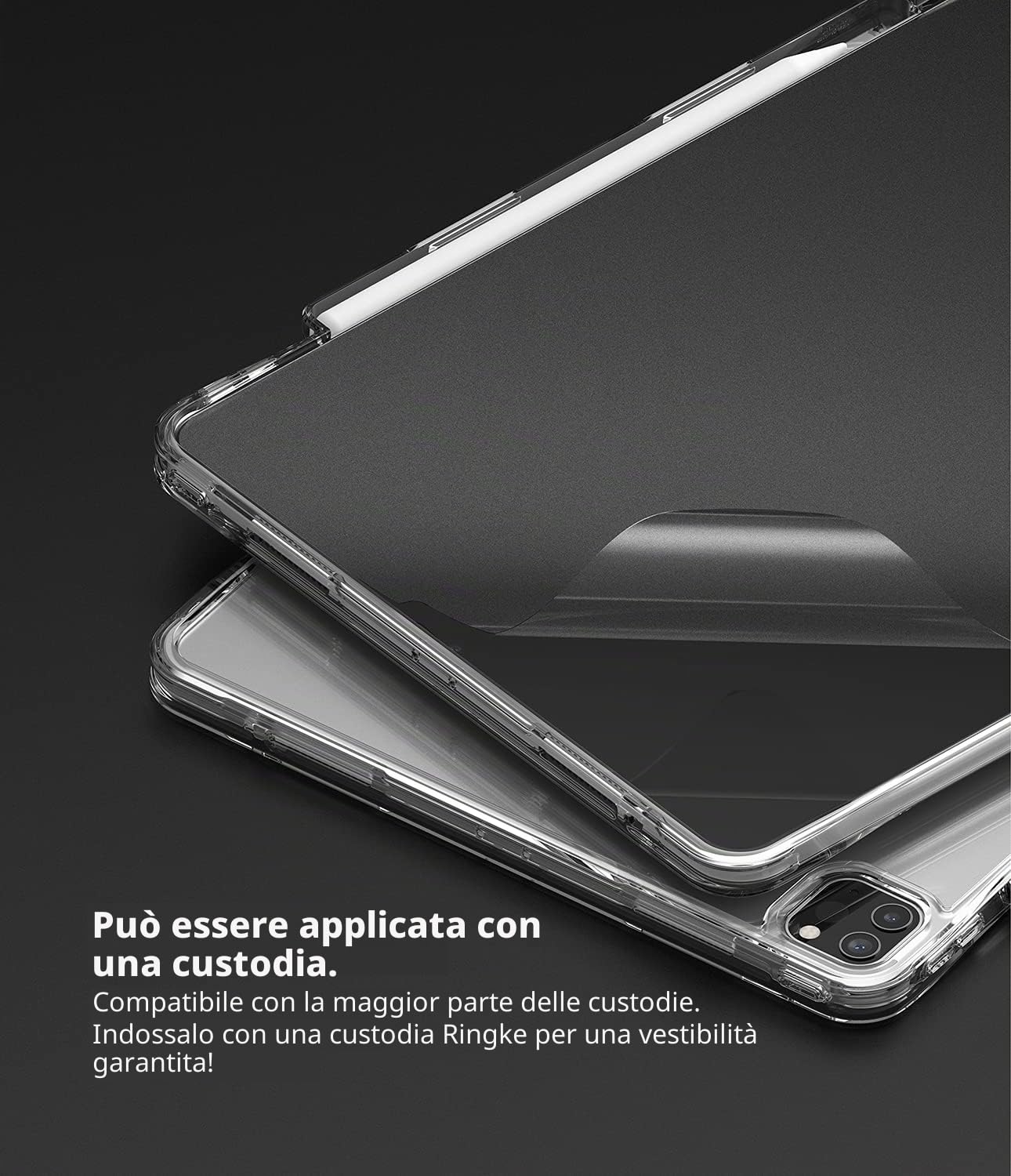 Ringke Paper Touch Film iPad Pro 12.9 pellicola carta 2 pezzi Clear