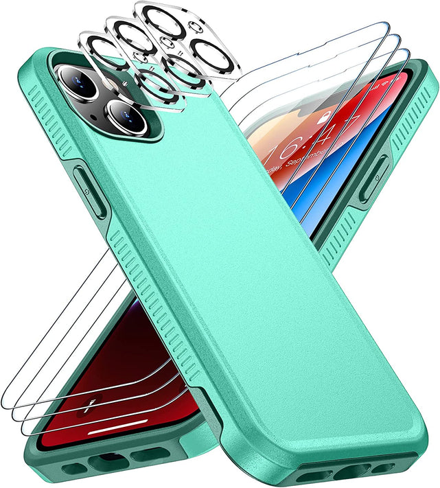 Redpepper Apple Cases iPhone 14 Plus 6.7 cover nera con pellicole