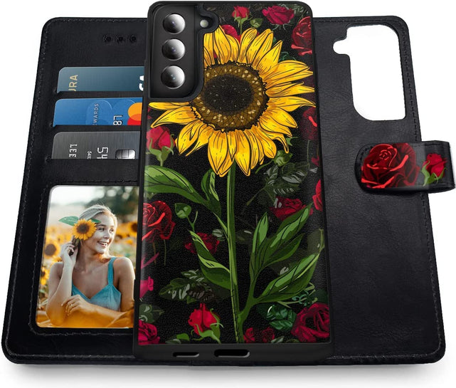 Redpepper Galaxy S23 Plus cover portafoglio pelle staccabile