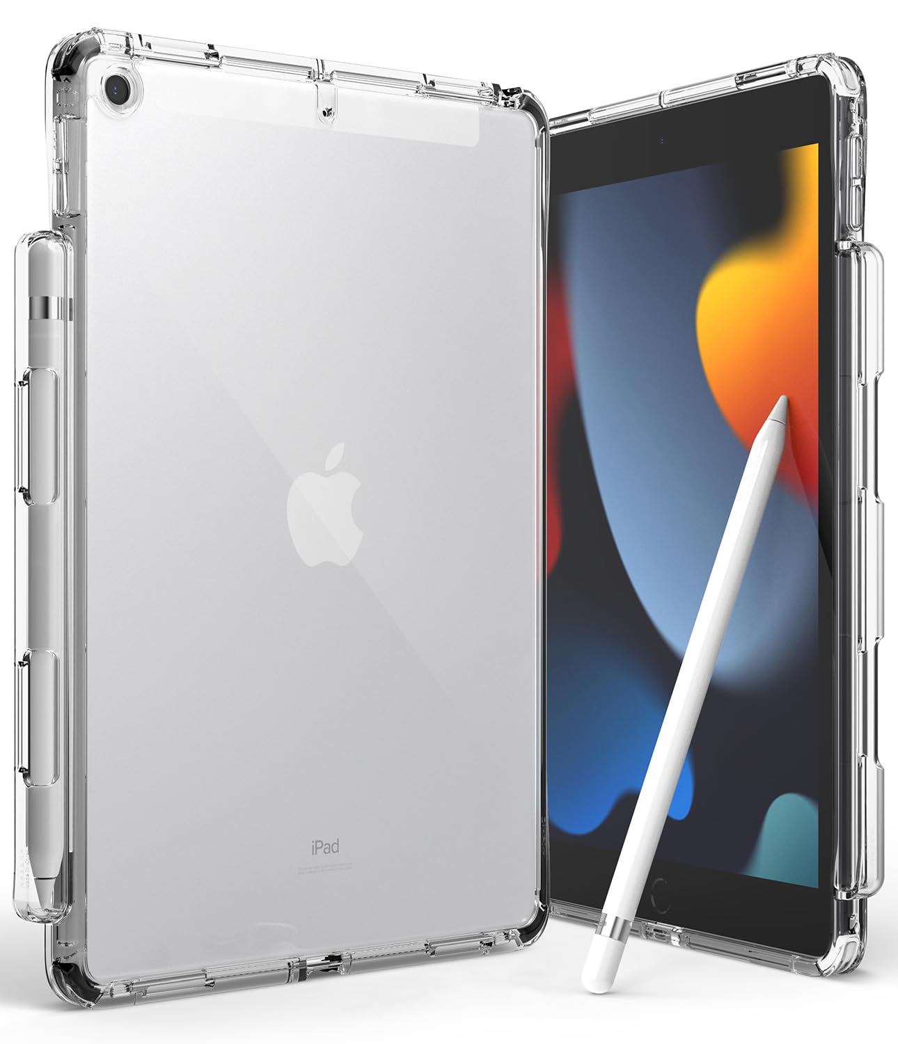 Ringke Fusion iPad 9/8/7 10.2 custodia trasparente White Black