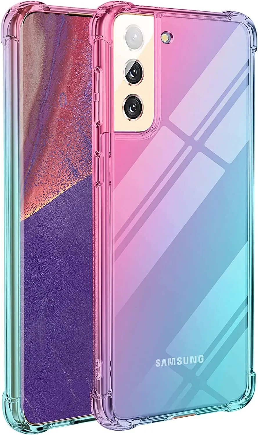 Redpepper Galaxy S21 cover trasparente clear antiurto