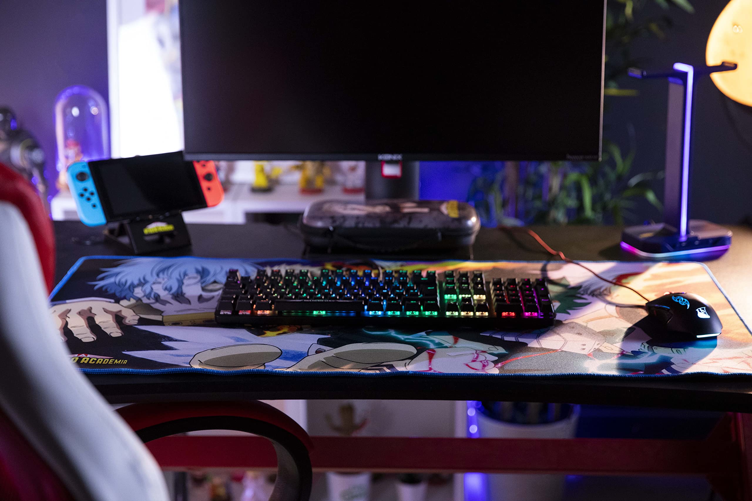 Konix My Hero Academia tappetino mouse XXL 90x46 cm gaming