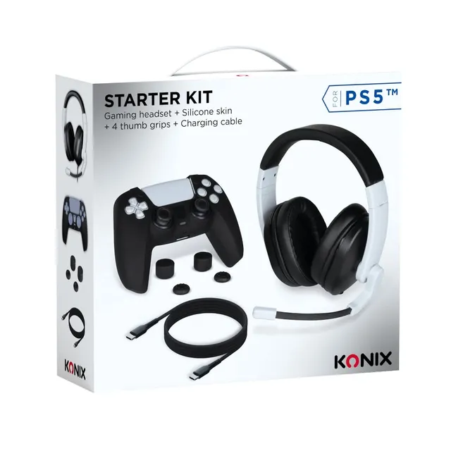Konix Mythics Pacchetto Accessori PS5 Cover DualSense Cuffie