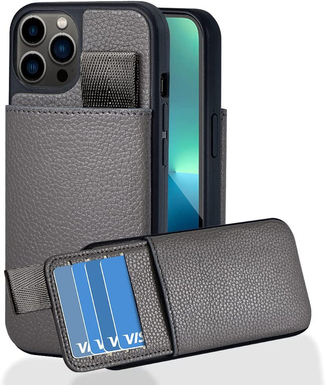 Redpepper iPhone 13 Pro Max Custodia Pelle Portacarte RFID