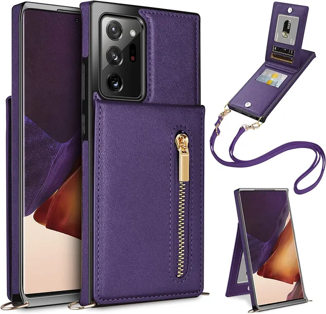 Redpepper Note 20 Ultra Custodia Portafoglio pelle con tracolla