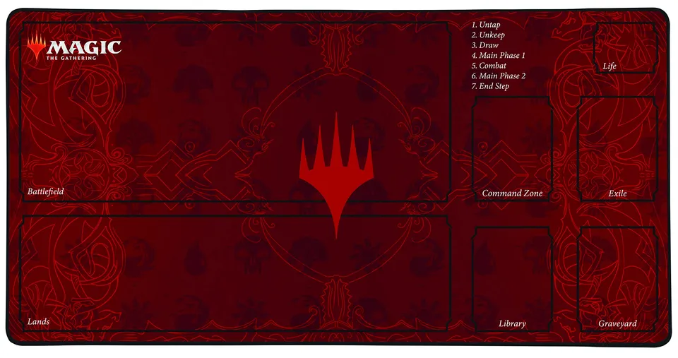 Konix Magic Tappetino Mouse Gaming XXL 70x35 cm Rosso