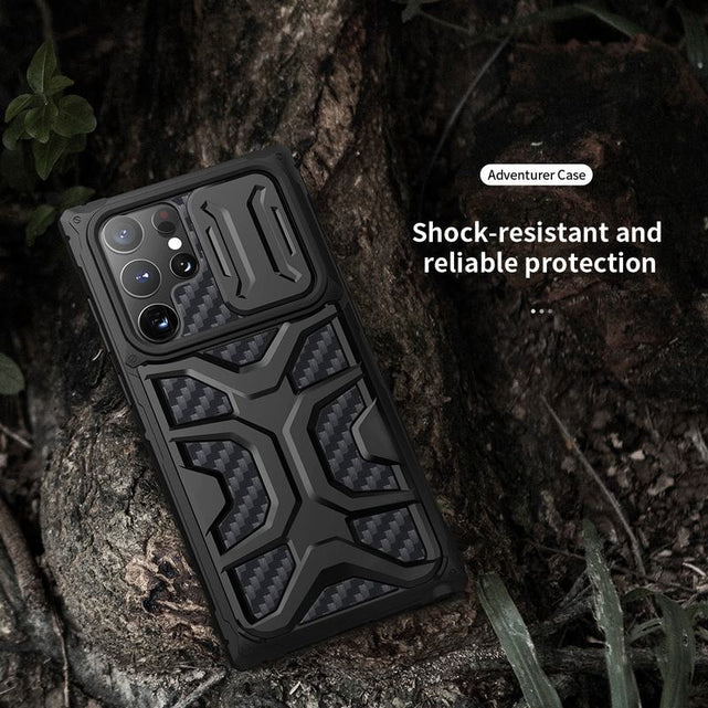 Redpepper Galaxy S22 Ultra Cover Carbonio Antiurto Nera