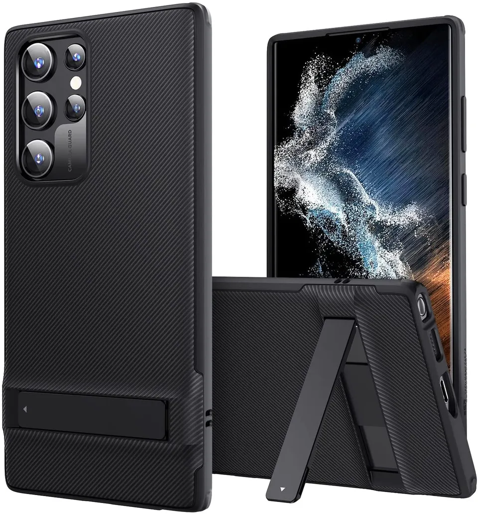 Redpepper Galaxy Cases cover Galaxy S22 Ultra stand trasparente