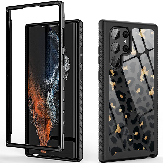 Redpepper Galaxy S22 Ultra cover leopardata heavy duty