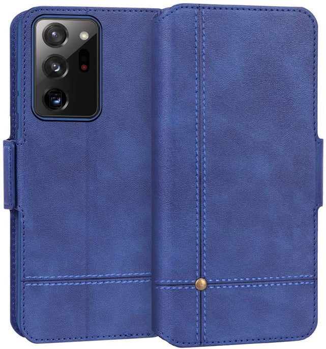 Redpepper Note 20 Ultra Cover Pelle Portafoglio Stand