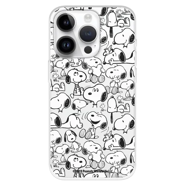La Casa de las Carcasas cover iPhone 15 Pro Silhouette Snoopy