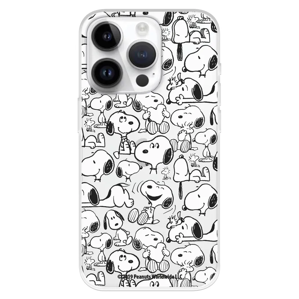 La Casa de las Carcasas cover iPhone 15 Pro Silhouette Snoopy