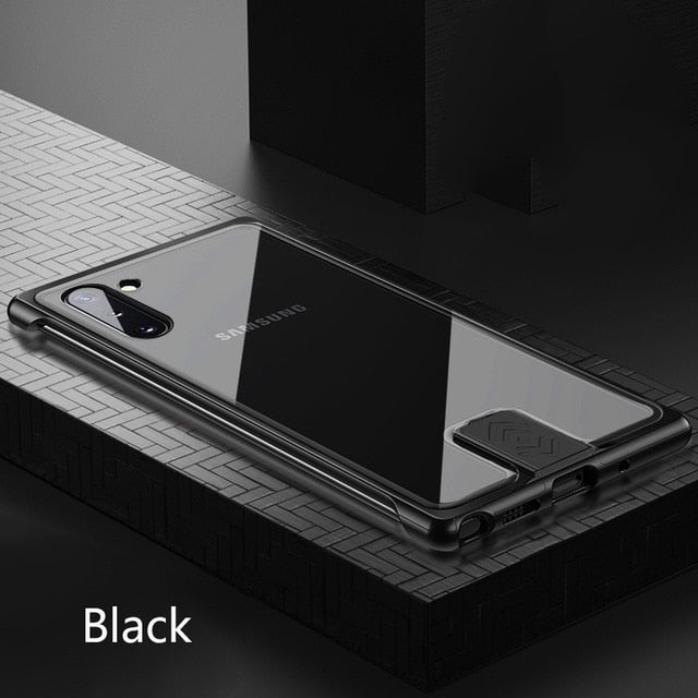 Redpepper Note 10 Plus bumper vetro metallo antishock