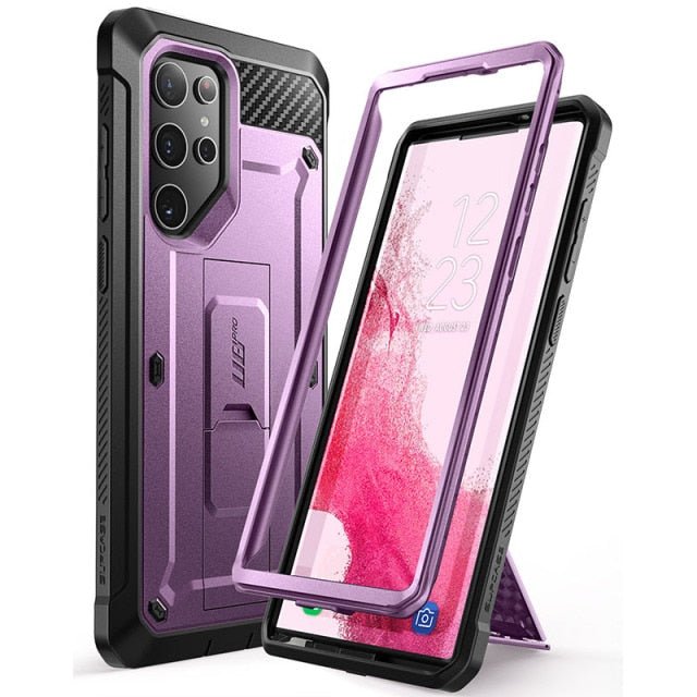 Redpepper Galaxy S22 Ultra cover holster kickstand nera