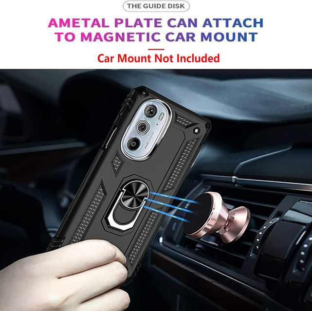 Redpepper Edge Plus cover antishock nera con stand vetro