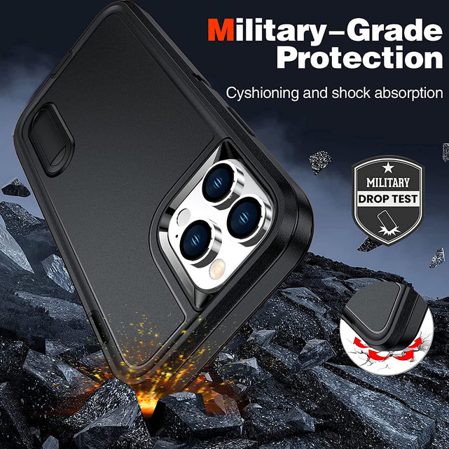 Redpepper iPhone 14 Pro Max cover nera anturto militare