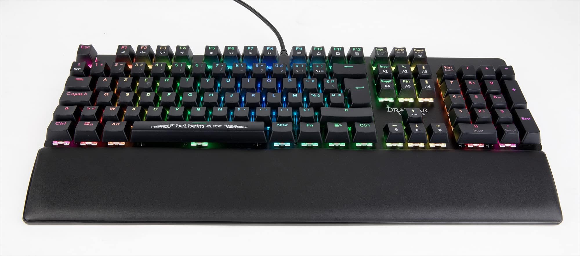 Konix Drakkar Helheim Elite Tastiera Gaming Meccanica AZERTY RGB
