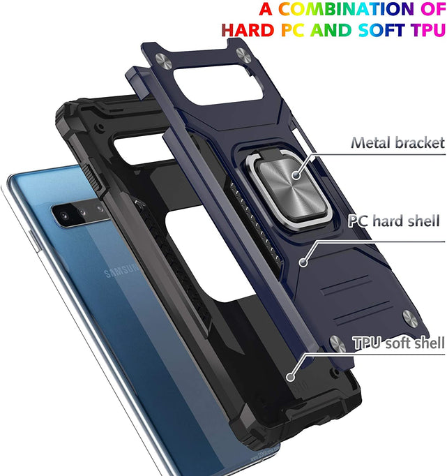 Redpepper Galaxy Cases cover Galaxy S10 Plus con stand anello