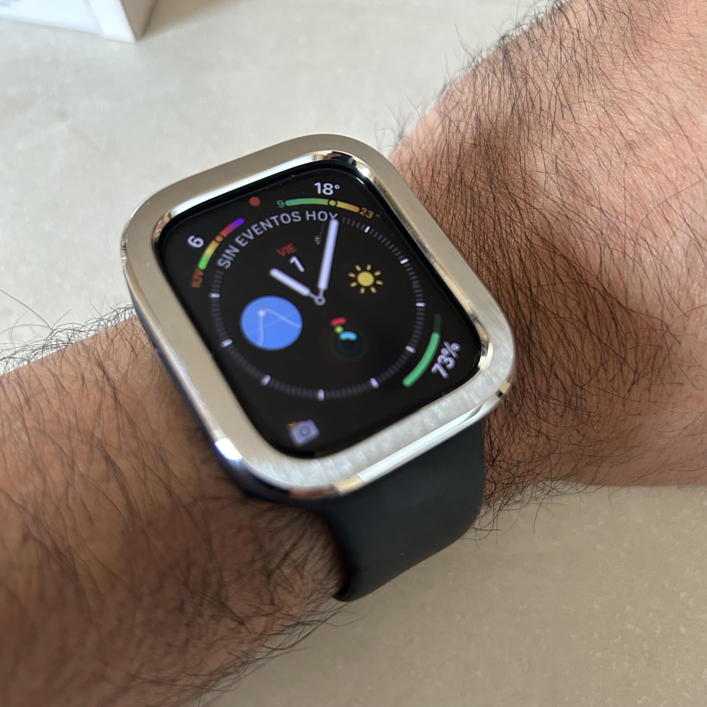 Ringke Air Sports Bezel Combo Cover Apple Watch 45mm Nero