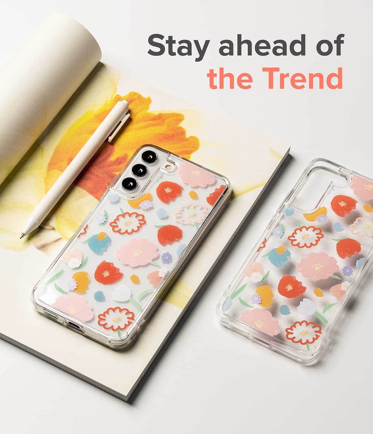 Ringke Fusion Design Cover S22 Plus 5G Floral Fiori