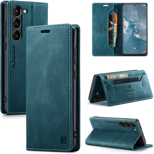 Redpepper S23 Plus cover pelle portafoglio con carte