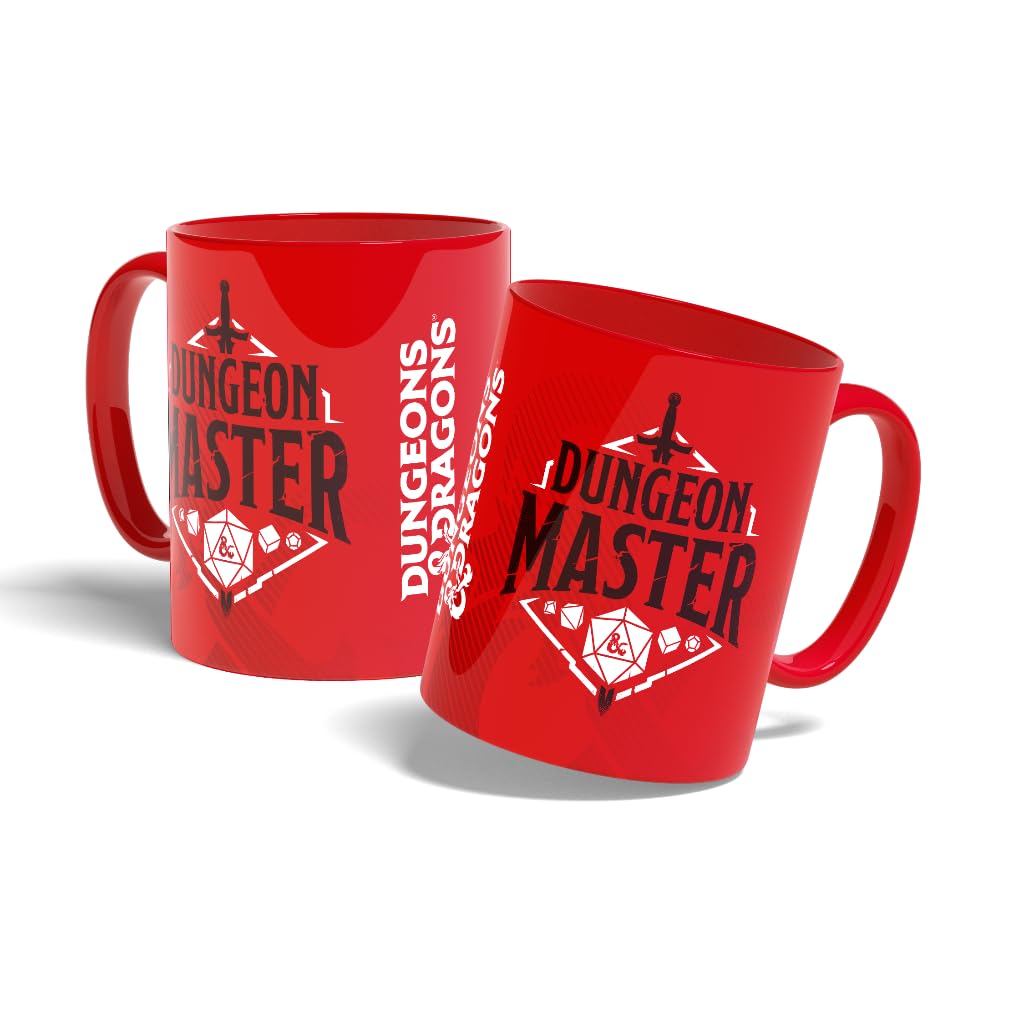Konix Dungeons & Dragons Tazza Ceramica 320 ml Master Rosso