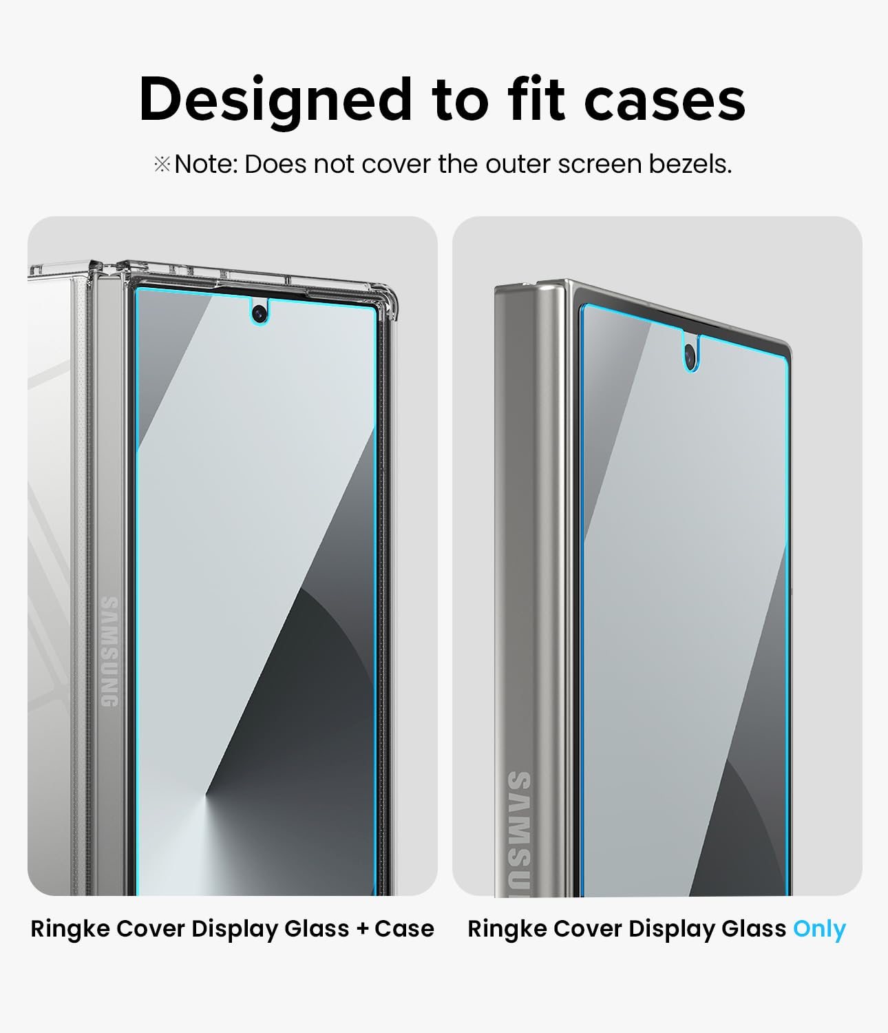 Ringke Full Glass vetro Samsung Galaxy Z Fold 6 display esterno 9H