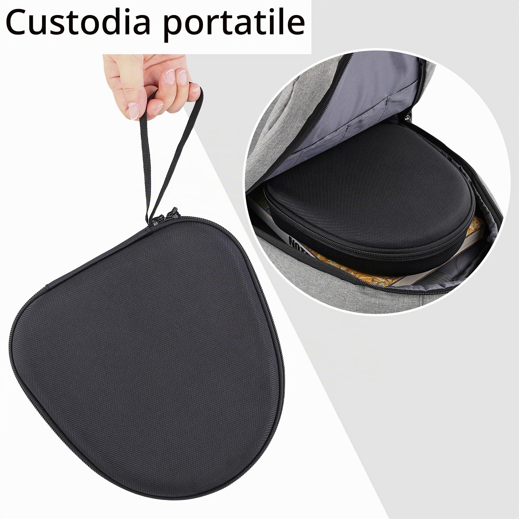 Aenllosi Headphone Case custodia Soundcore Space One EVA nera