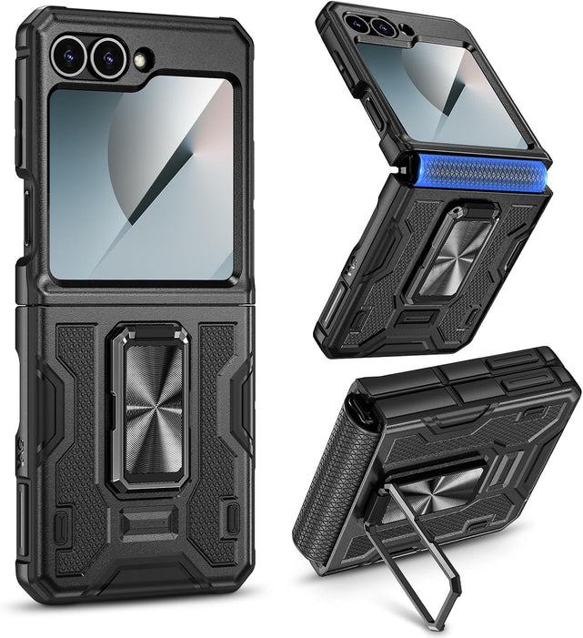 Redpepper Galaxy Z Flip 6 cover anello blu pellicola
