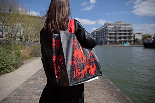 Konix Dungeons Dragons borsa spesa 40x45x20 riciclata Mostri nera