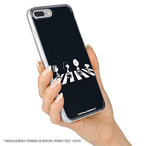 La Casa de las Carcasas Snoopy Beatles custodia Redmi Note 9S silicone