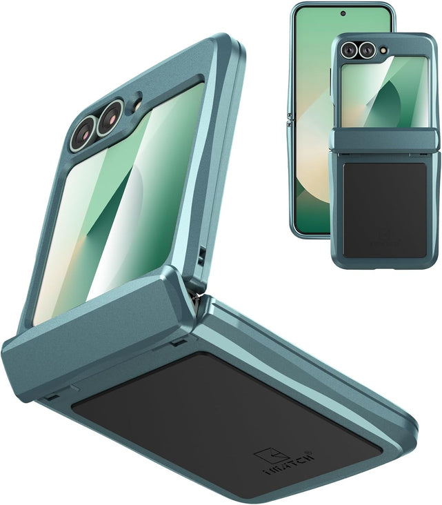 Redpepper Z Flip 6 cover alluminio verde heavy duty