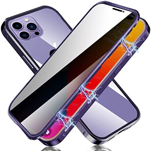 Redpepper iPhone 14 Pro custodia magnetica privacy vetro