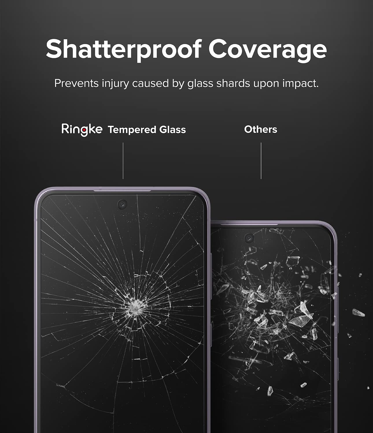 Ringke Screen Protector vetro temperato Galaxy S21 FE 5G 2 pezzi 9H