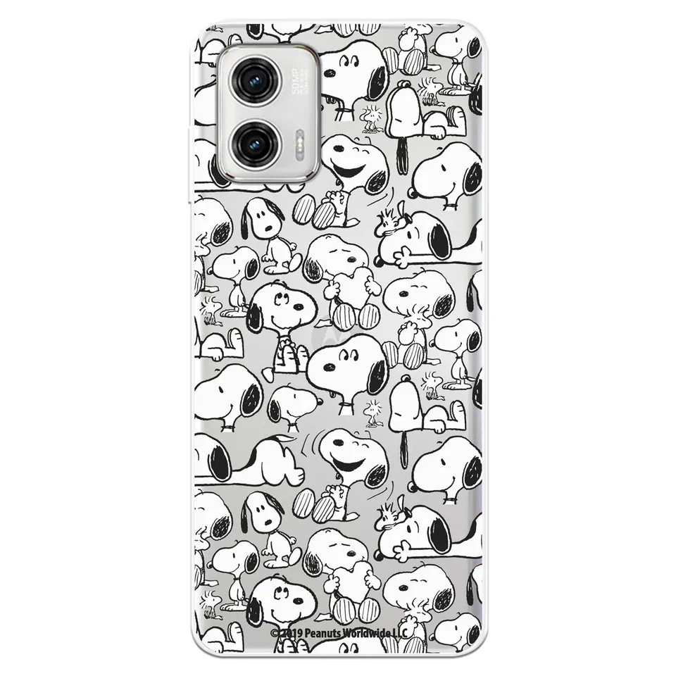 La Casa de las Carcasas Licenze Ufficiali custodia Moto G73 5G Snoopy Sagome