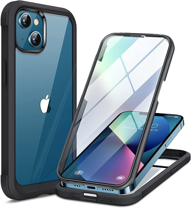 Redpepper iPhone 13 Mini 5.4 custodia vetro nero 9H integrale