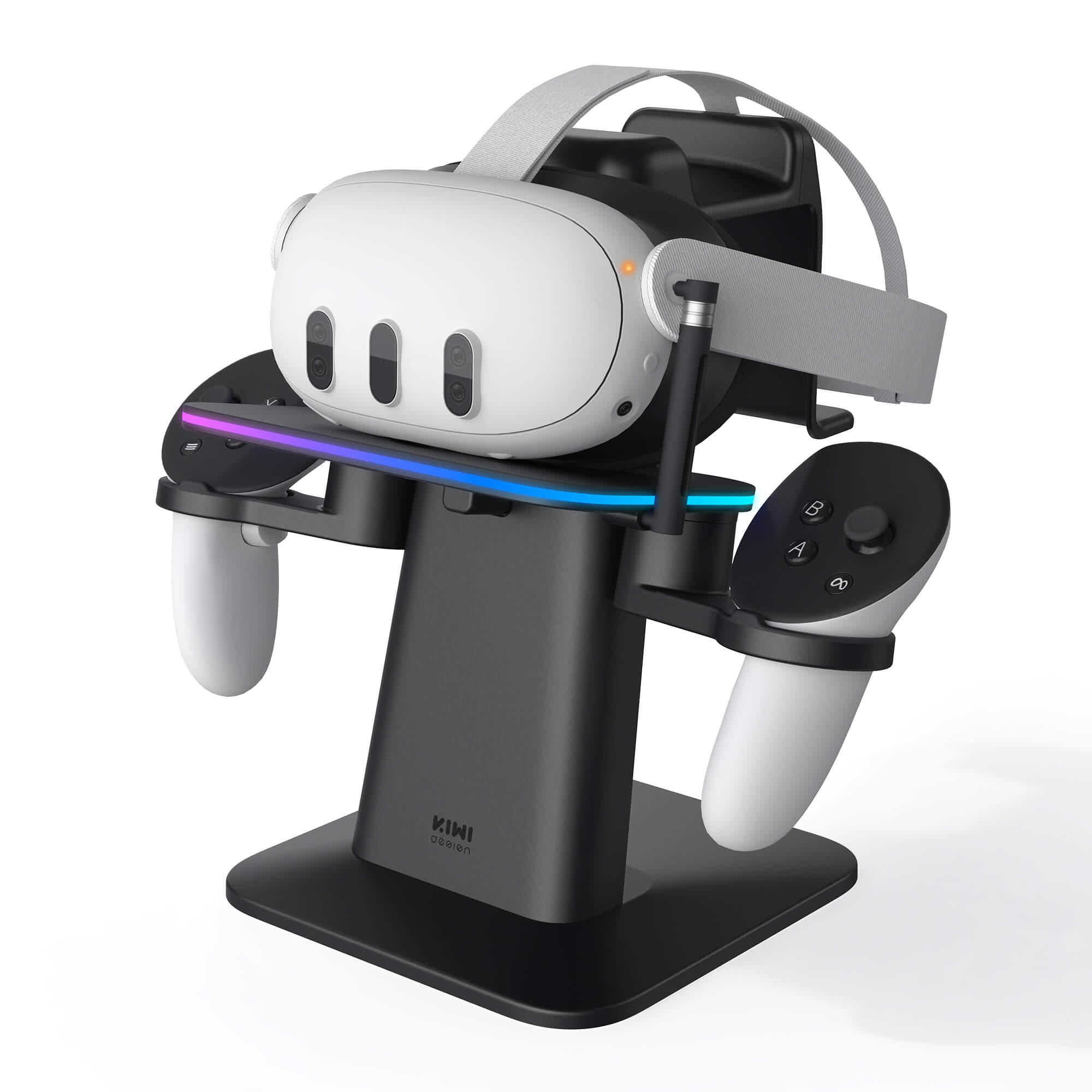 KIWI Design Charging Accessories QC03 Stand Ricarica Quest 3 RGB