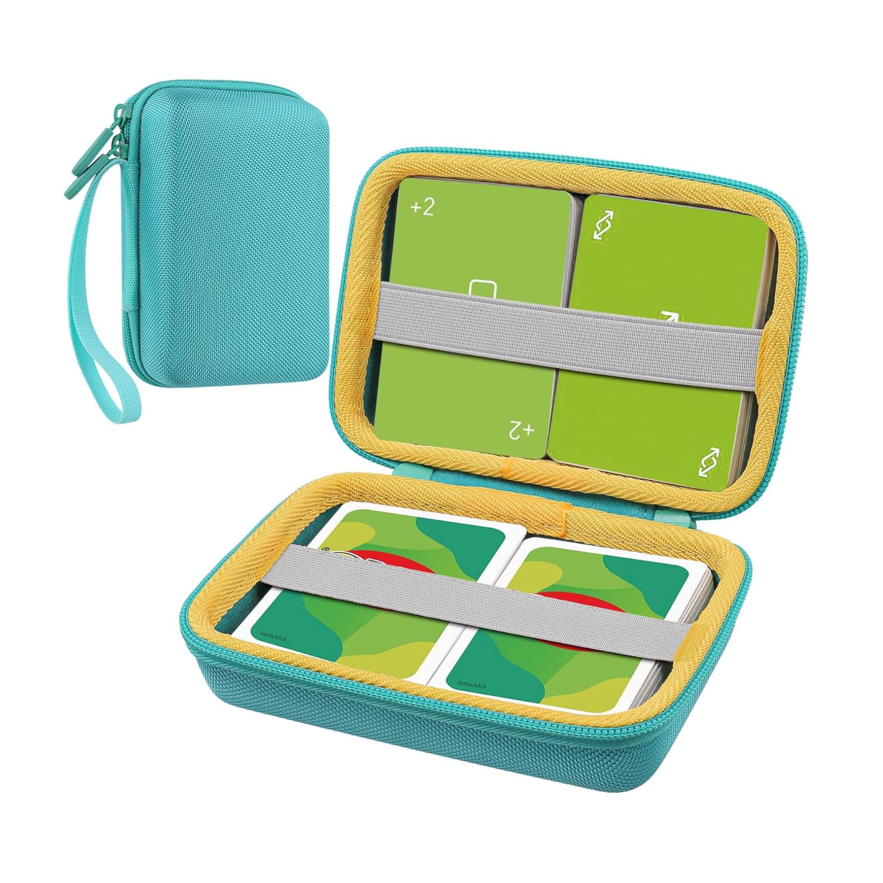 Aenllosi Toy Case custodia carte UNO Verde Chiaro 324 carte