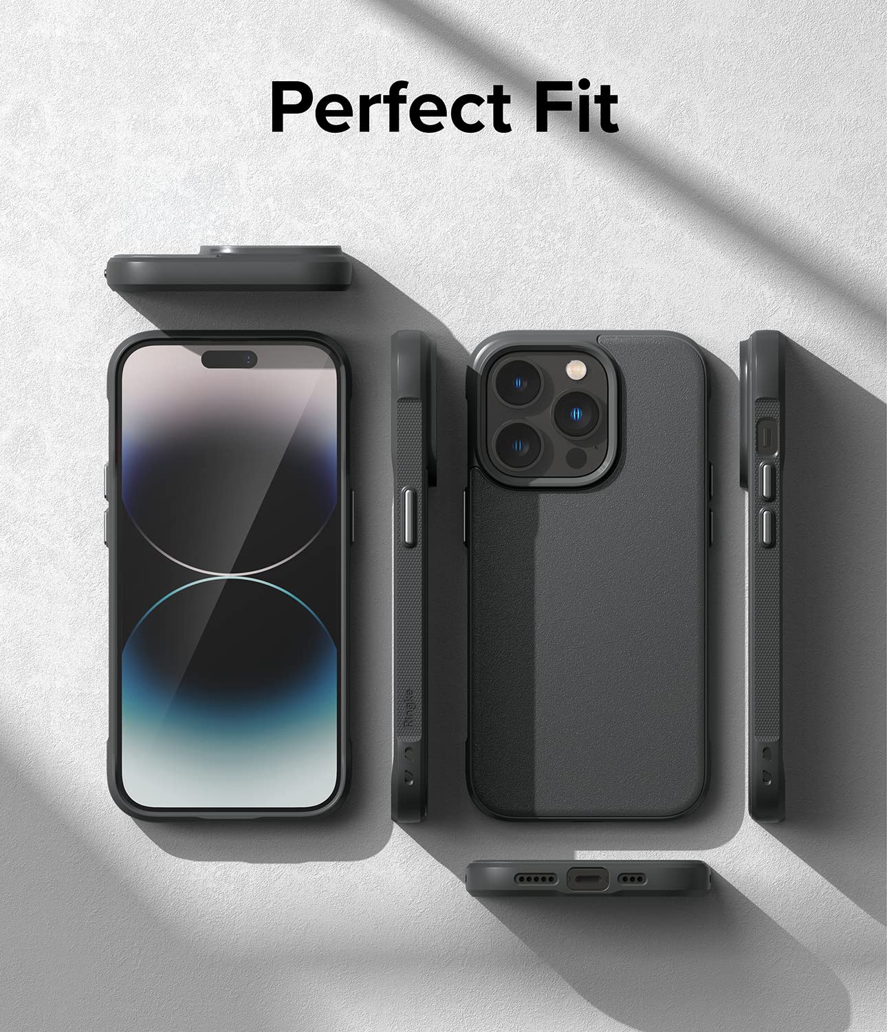 Ringke Onyx iPhone 14 Pro Max 6.7 cover Dark Gray antiscivolo